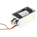 Mecalectro Linear Solenoid, Pull Action, 24V Supply Voltage, 8N Magnetic Force, 57.7mm Length, 32mm 8.M14 02 73 24 VCC 100%