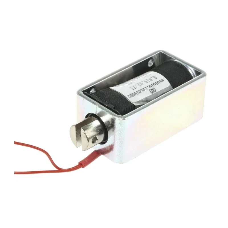Mecalectro Linear Solenoid, Pull Action, 24V Supply Voltage, 8N Magnetic Force, 57.7mm Length, 32mm 8.M14 02 73 24 VCC 100%