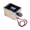 Mecalectro Pull Action Linear Solenoid 12V 78.5 mm Length 57.2 mm Width 50.8 mm Depth 24 mm Stroke 8.M17 02 73 12 VCC 100%