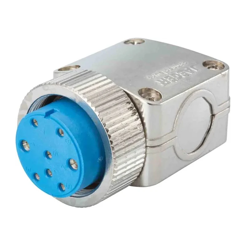 Jaeger Industrial Circular Connector 12 Contacts Cable Female Standard Size, IP50, IP54, 15A Current 0429 560 06