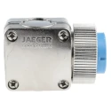 Jaeger Industrial Circular Connector 12 Contacts Cable Female Standard Size, IP50, IP54, 15A Current 0429 560 06