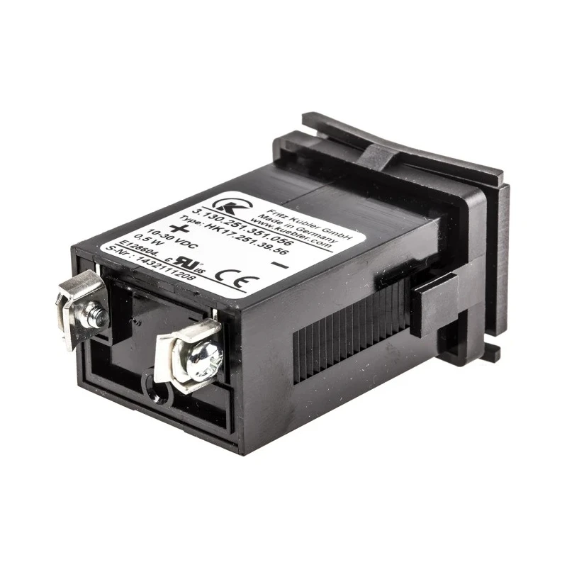 Kubler HK 17.251 Electromechanical Analogue Hour Meter Counter 8 Digit Panel Mount 30V DC 3.130.251.351.056
