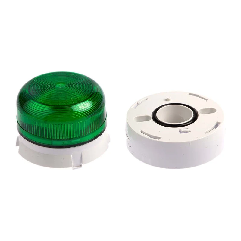 NEUTRAL Flashguard QBS Series Green Beacon 24V AC Flashing Xenon Bulb IP67 IP65 QBS-0021