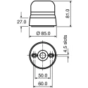 NEUTRAL Flashguard QBS Series Green Beacon 24V AC Flashing Xenon Bulb IP67 IP65 QBS-0021