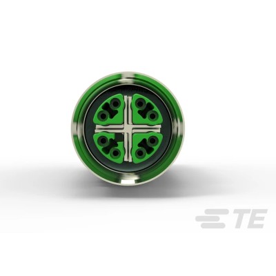 TE Connectivity Circular Connector, 8 Contacts, M12 Cable Socket Female, IP67, X-code Series 1-2315715-2