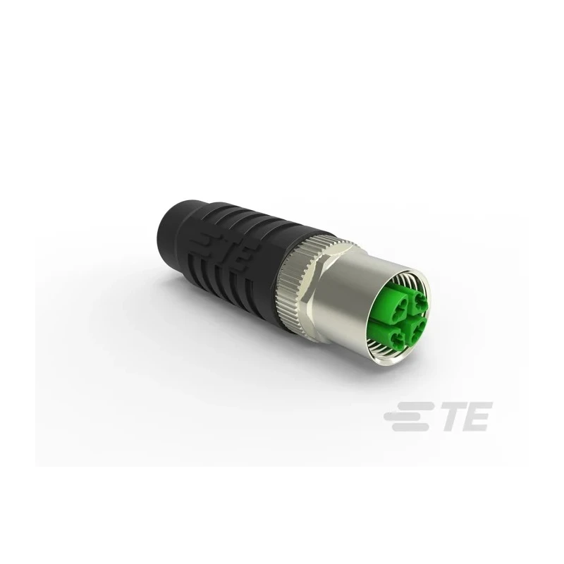 TE Connectivity Circular Connector, 8 Contacts, M12 Cable Socket Female, IP67, X-code Series 1-2315715-2