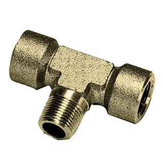 Legris Pneumatic Fitting Brass Pipe Fitting Branch Tee Female G 3/8 in to Female BSPP 3/8 in 0158 17 17