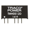 TRACOPOWER DC/DC Converter 12V -12V, 83mA Output, 5V DC Input, 1W Power, PCB Mount SIP 6-Pin TMH 0512D