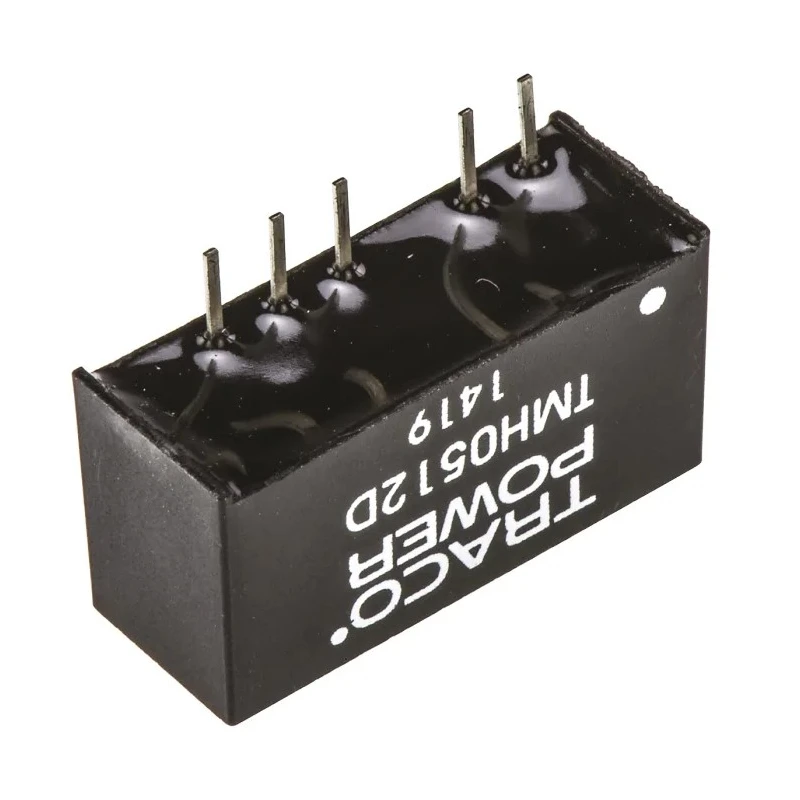 TRACOPOWER DC/DC Converter 12V -12V, 83mA Output, 5V DC Input, 1W Power, PCB Mount SIP 6-Pin TMH 0512D