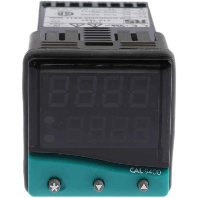 CAL 9400 Panel PID Temperature Controller, 2 Output Relay, 240V AC, 20mA Current, IP66 Rated 941100000