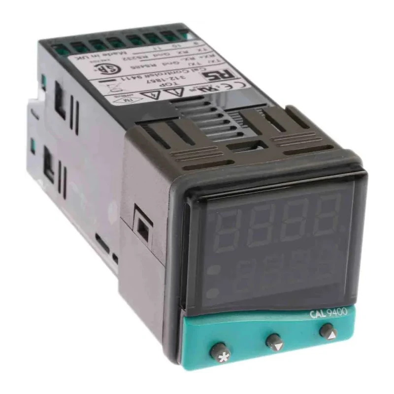 CAL 9400 Panel PID Temperature Controller, 2 Output Relay, 240V AC, 20mA Current, IP66 Rated 941100000