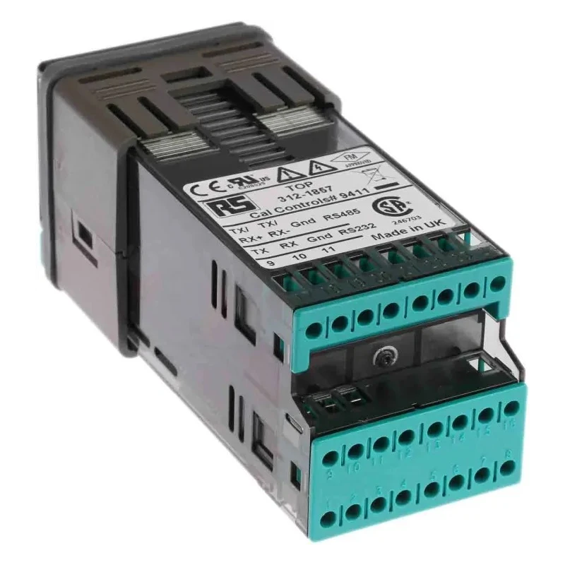 CAL 9400 Panel PID Temperature Controller, 2 Output Relay, 240V AC, 20mA Current, IP66 Rated 941100000
