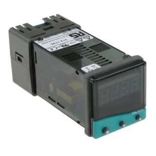 CAL 9300 Panel PID Temperature Controller, 2 Output Relay and SSD, 240V ac, LED Display, IP66, Panel Mount 930000000