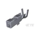 TE Connectivity 1000 Series Female Crimp Terminal, 28 AWG Min Crimp, 22 AWG Max, Tin Plated Copper Alloy Contact 1871743-1