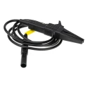 Staubli Connector Test Lead 15A, 1000V AC, Black, 1 m Lead Length 20886-4