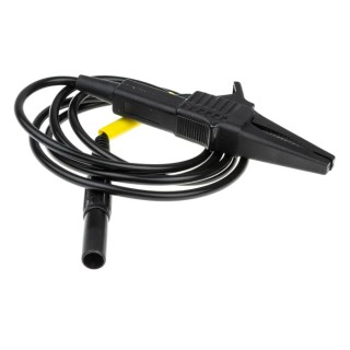 Staubli Connector Test Lead 15A, 1000V AC, Black, 1 m Lead Length 20886-4