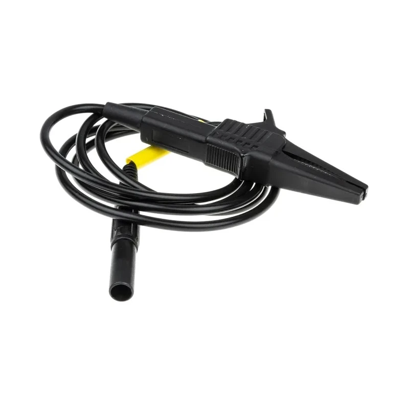 Staubli Connector Test Lead 15A, 1000V AC, Black, 1 m Lead Length 20886-4