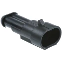 TE Connectivity Superseal Nylon Male 2 Way Connector Housing 282104-1
