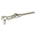 TE Connectivity MINI-MIC Series Male Crimp Terminal, 21 AWG Min Crimp, 20 AWG Max, Tin Plated Brass 183036-1