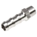 Legris Pneumatic Fitting Stainless Steel Pipe Fitting Straight Hexagon Adapter Male Threaded 1/8 in x Male 1823 07 10