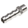 Legris Pneumatic Fitting Stainless Steel Pipe Fitting Straight Hexagon Adapter Male Threaded 1/8 in x Male 1823 07 10