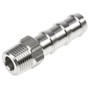 Legris Pneumatic Fitting Stainless Steel Pipe Fitting Straight Hexagon Adapter Male Threaded 1/8 in x Male 1823 07 10