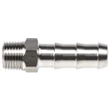 Legris Pneumatic Fitting Stainless Steel Pipe Fitting Straight Hexagon Adapter Male Threaded 1/8 in x Male 1823 07 10