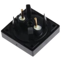 Schurter MCS 18 Series Push Button Switch, Momentary, Panel Mount, 13.9 mm Cutout, SPST, IP65 1241.1102.7093