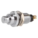 EOZ DJET Series Momentary Push Button Switch Panel Mount 10 mm Cutout SPST 110 V AC 17.17552.21
