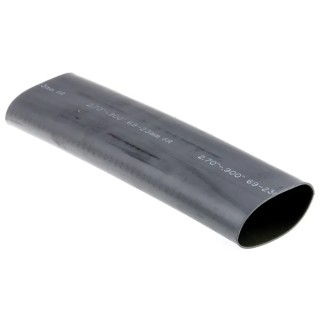 TE Connectivity Heat Shrink Tubing Black 68.5 mm Sleeve Diameter x 304.8 mm Length 3:1 Ratio SST-12-27/FR-RSU