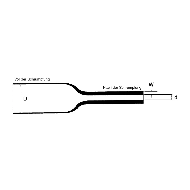 TE Connectivity Heat Shrink Tubing Black 68.5 mm Sleeve Diameter x 304.8 mm Length 3:1 Ratio SST-12-27/FR-RSU