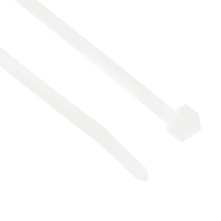 HellermannTyton Cable Tie Non-Releasable 200 mm x 4.6 mm White Polyamide 66 111-95019 T50R-PA66V0-WH