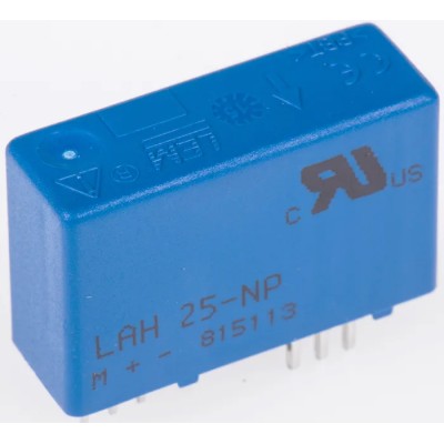 LEM LAH Series Current Transformer 25 A 1:1000 Turns Ratio 0.31 W Power Rating 12V, 15 V Supply Voltage LAH25-NP