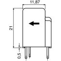 LEM LAH Series Current Transformer 25 A 1:1000 Turns Ratio 0.31 W Power Rating 12V, 15 V Supply Voltage LAH25-NP
