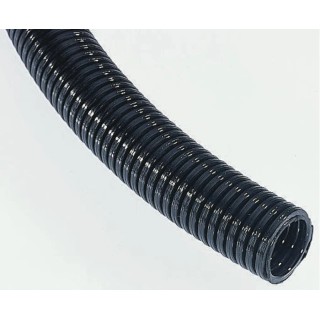 HellermannTyton 23 mm Nominal Diameter Uncoated Polyamide 6 Black Corrugated Conduit IWS23-PA6 169-22230 IWS23-PA6