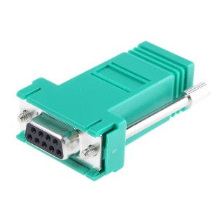 RS PRO D-Sub Adapter 9-Way D-Sub to Female Female RJ45 Adapter 16mm 314-8199