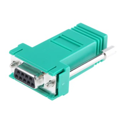 RS PRO D-Sub Adapter 9-Way D-Sub to Female Female RJ45 Adapter 16mm 314-8199