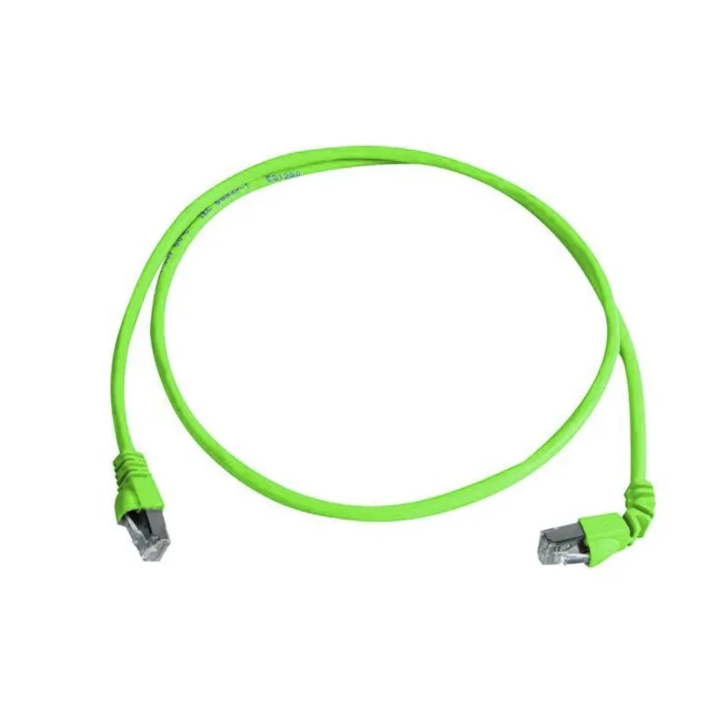 Telegartner Cat6a Shielded Screened Green Low Smoke Zero Halogen Ethernet Cable 1 m 