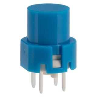 C & K Blue Tactile Switch SPST 100mA 32 V dc Momentary PC Terminal D6R60 F1 LFS