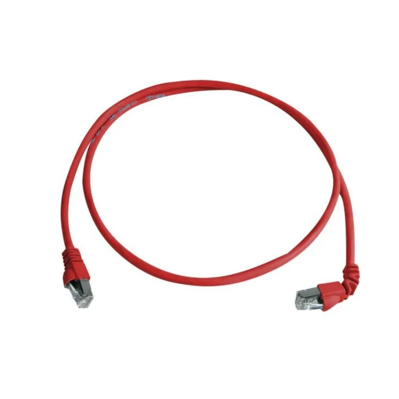 Telegartner Cat6a Shielded Ethernet Cable 2 m, Low Smoke Zero Halogen, Red 