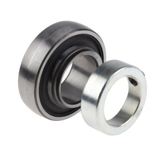 SKF Bearing Insert 40 mm ID 80 mm OD Nitrile Rubber Dynamic Load 30.7 kN Static Load 19 kN YET 208