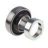 SKF Bearing Insert 40 mm ID 80 mm OD Nitrile Rubber Dynamic Load 30.7 kN Static Load 19 kN YET 208