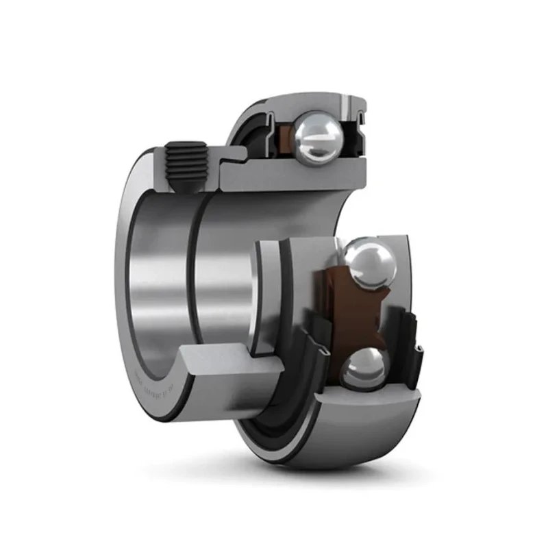 SKF Bearing Insert 40 mm ID 80 mm OD Nitrile Rubber Dynamic Load 30.7 kN Static Load 19 kN YET 208