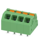 Phoenix Contact PCB Terminal Block 4 Contacts 3.5 mm Pitch 16A 160V Wave Soldering Mount SPTAF 1/4-3.5-IL 1861959