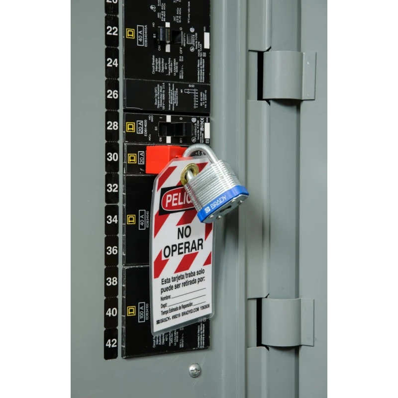Brady Red Polypropylene Air Line Regulator Lockout 1 Lock 3.81 mm NO HOLE CIRCUIT BREAKER LOCKOUT 277 VOLT
