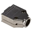 MH Connectors MHDTPK Series ABS Straight D-Sub Backshell 9 Way Strain Relief MHDTPK9-K