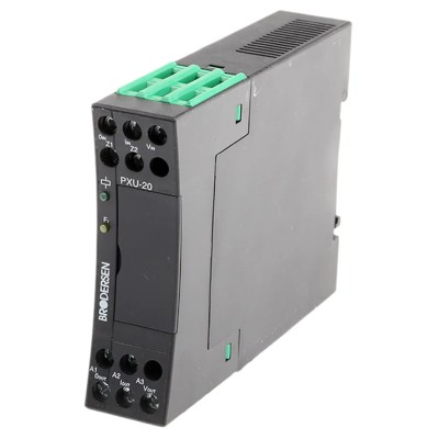 Brodersen Controls 9100 Series Signal Conditioner, Current/Voltage Input, Current/Voltage Output, 24V ac Supply PXU-20.024/RS