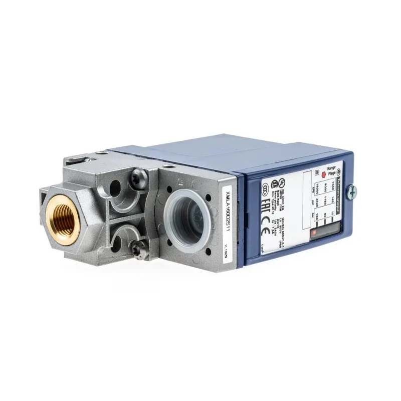 Telemecanique Sensors XMLA Series Pressure Sensor, Relay Output, Differential Reading, 10 bar to 160 bar, Zinc XMLA160D2S11