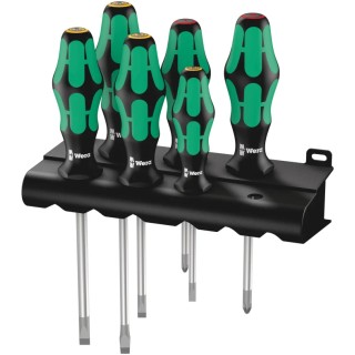 Wera Phillips and Slotted Standard Screwdriver Set 6-Piece 05105650001
