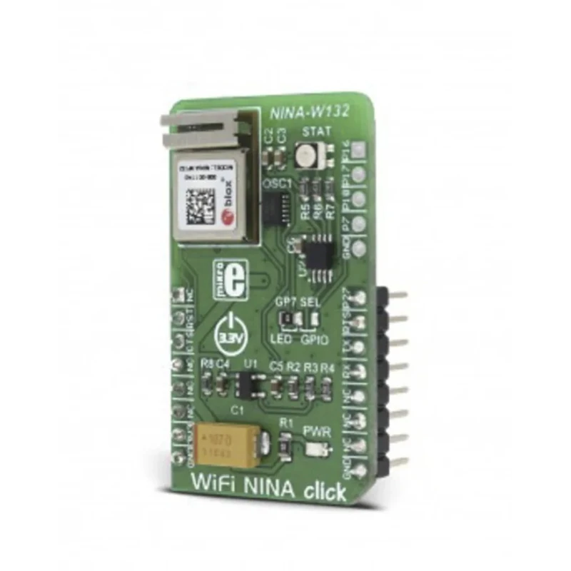 MikroElektronika Communication & Wireless Development Tool Wi-Fi NINA click NINA-W132 UART GPIO 2.4GHz Serbia MIKROE-2921